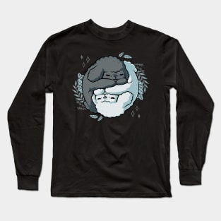 Yin Yang Poodle Long Sleeve T-Shirt